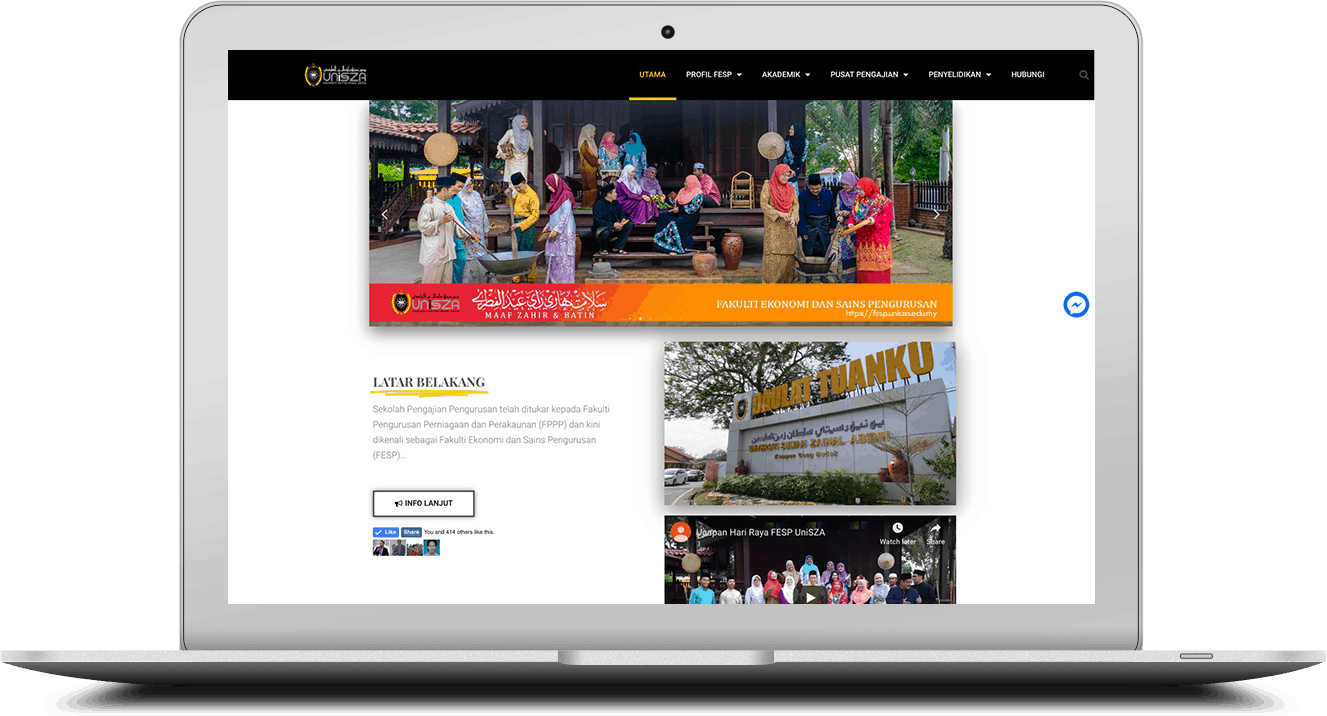 FESP UNISZA - Eskay Web Designer Agency Based In Kuala Terengganu